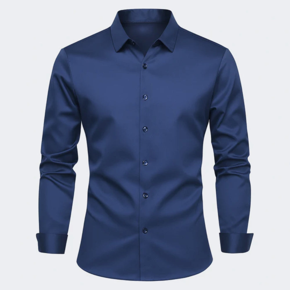Alten | Ice silk dress shirt